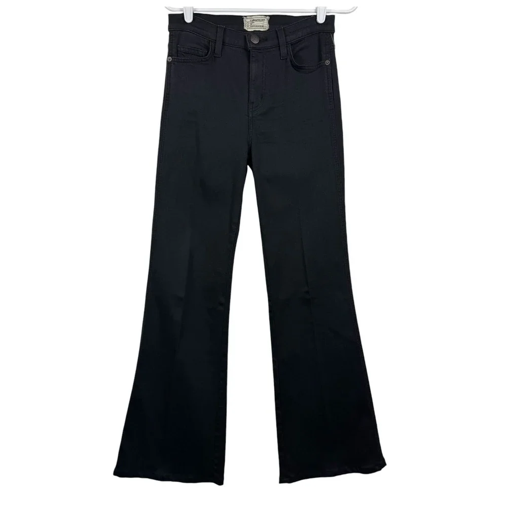 Current Elliott Women's‎ Jeans 28 Black The Girl Crush High Waist Flare Jean